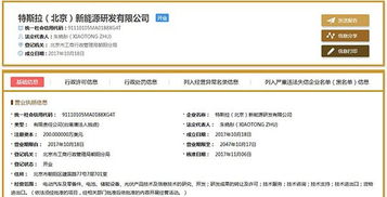 特斯拉北京設立新能源研發公司，布局電池、光伏與軟件開發新藍圖